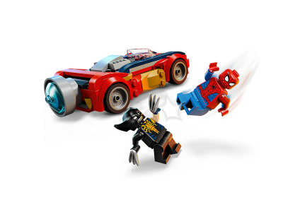 LEGO Spider-Man auto vs. Venomized Wolverine (76336)
