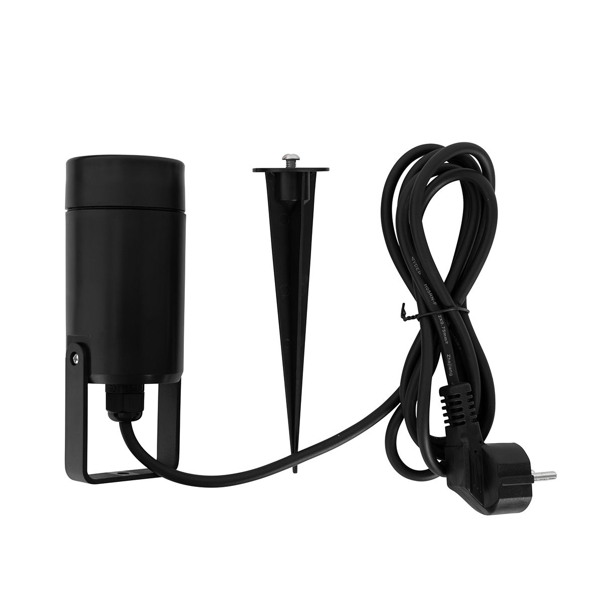Prikspot zwart verstelbaar IP65 - Solo Eco