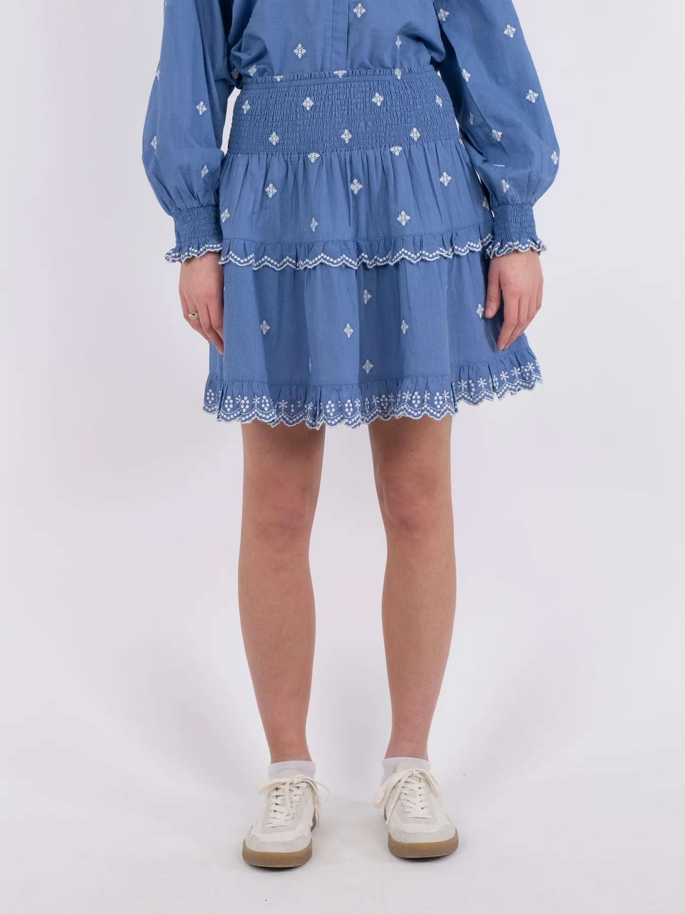 Neo Noir Lando Skirt dusty blue