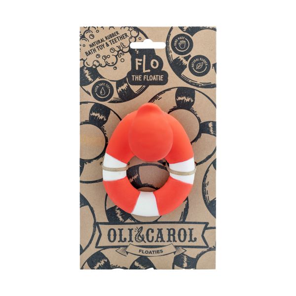 Oli & Carol Floatie Duck Badspeeltje - Red