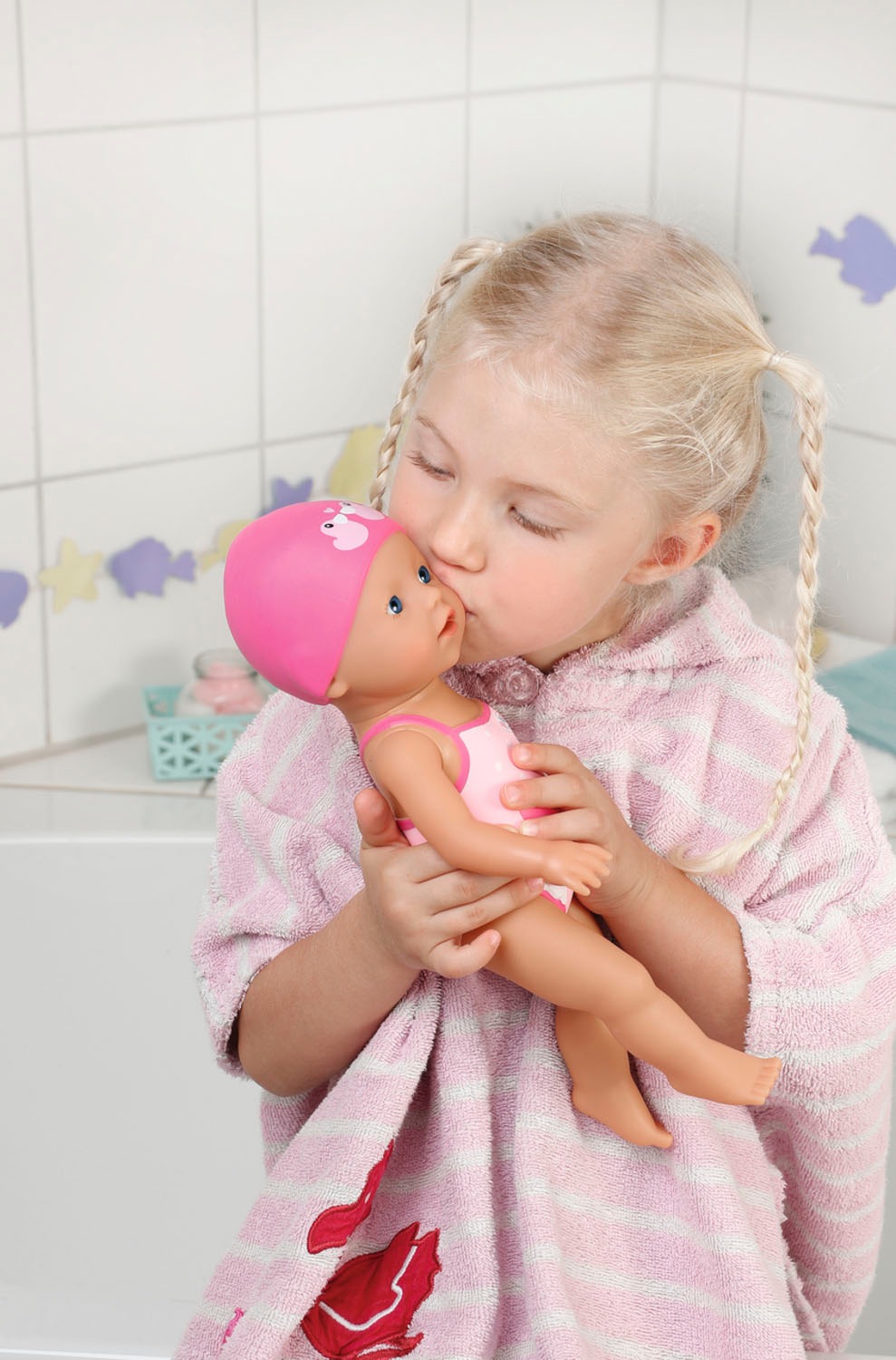 Baby Born Babypuppe »My First Swim Girl, 30 cm« schwimmt Kraul und Schmetterling