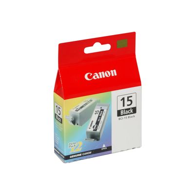 Canon BCI-15 - Pack de 2 - noir - cartouche d'encre originale