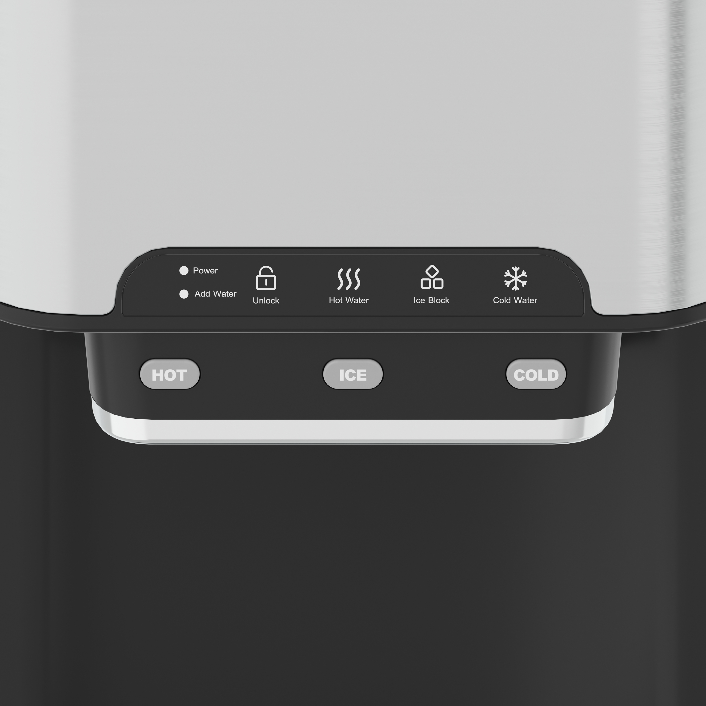 Eiswürfelmaschine mit Wasserspender 20 kg / 24 h