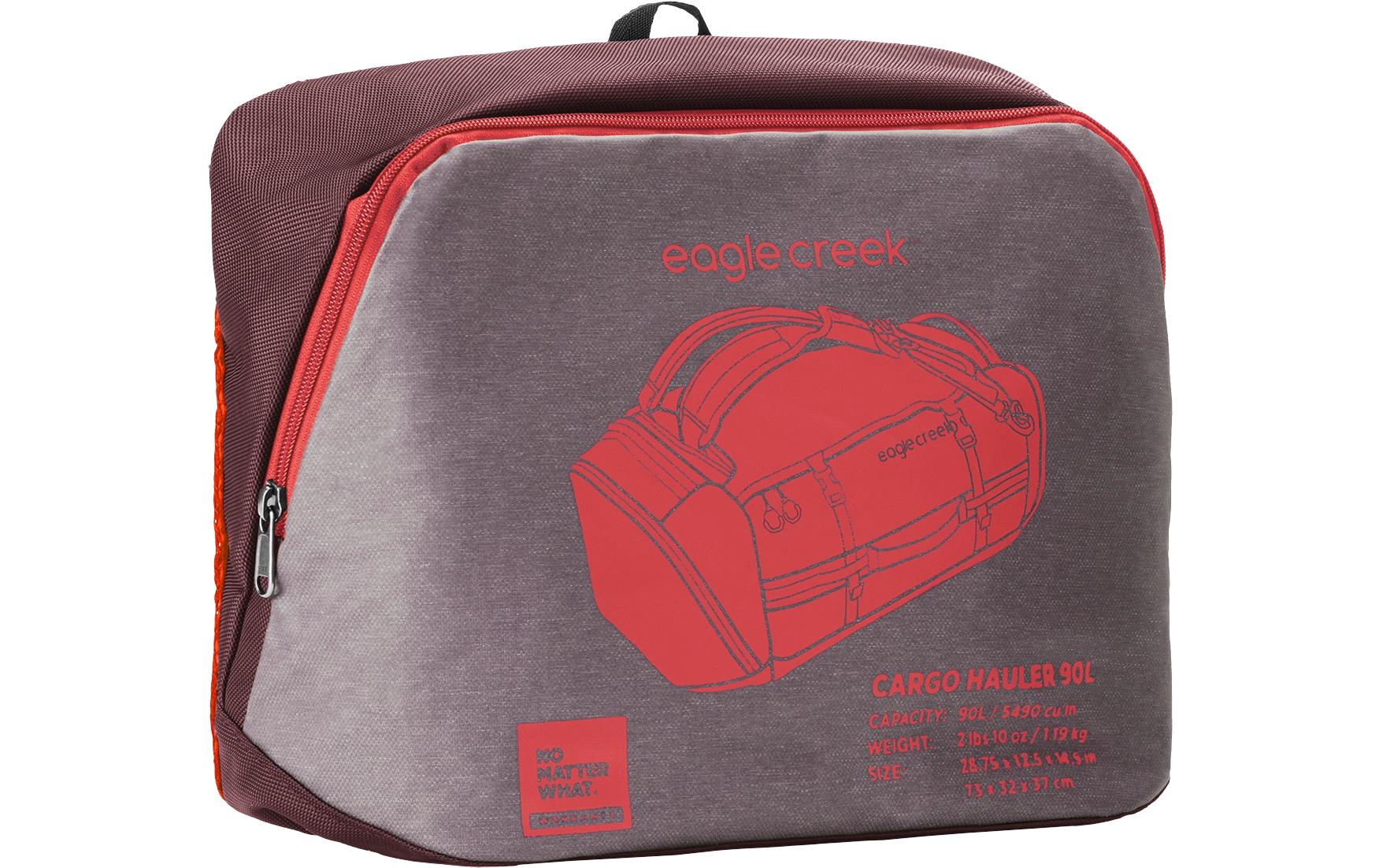 Duffle Bag Cargo Hauler 90 l Dunkelrot<br>Wasserabweisender Dufflebag