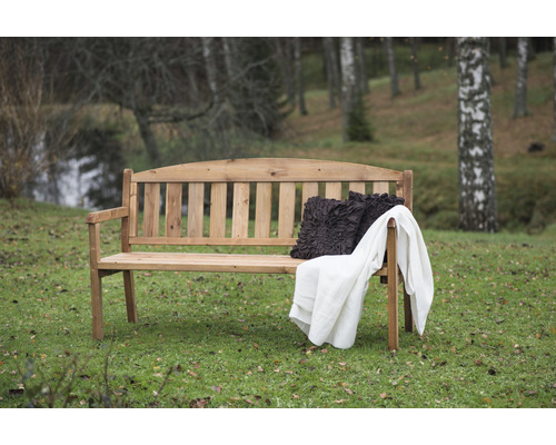 Tuinbank met ronde rugleuning, 175 x 63 x 97 cm