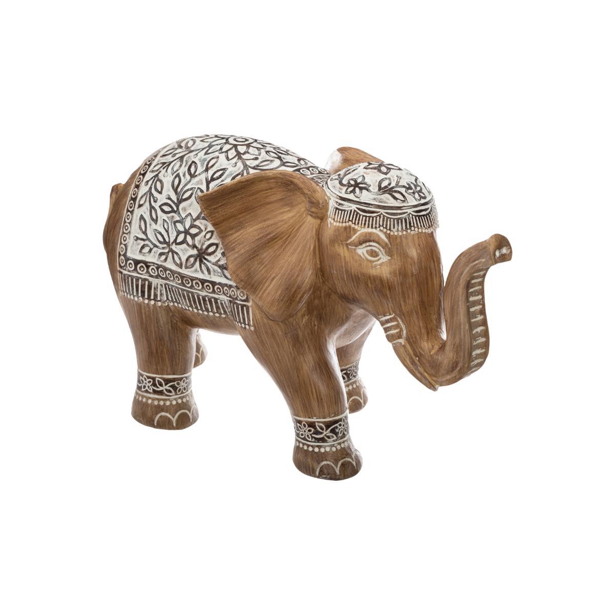 ELEPHANT RESINE H.11CM