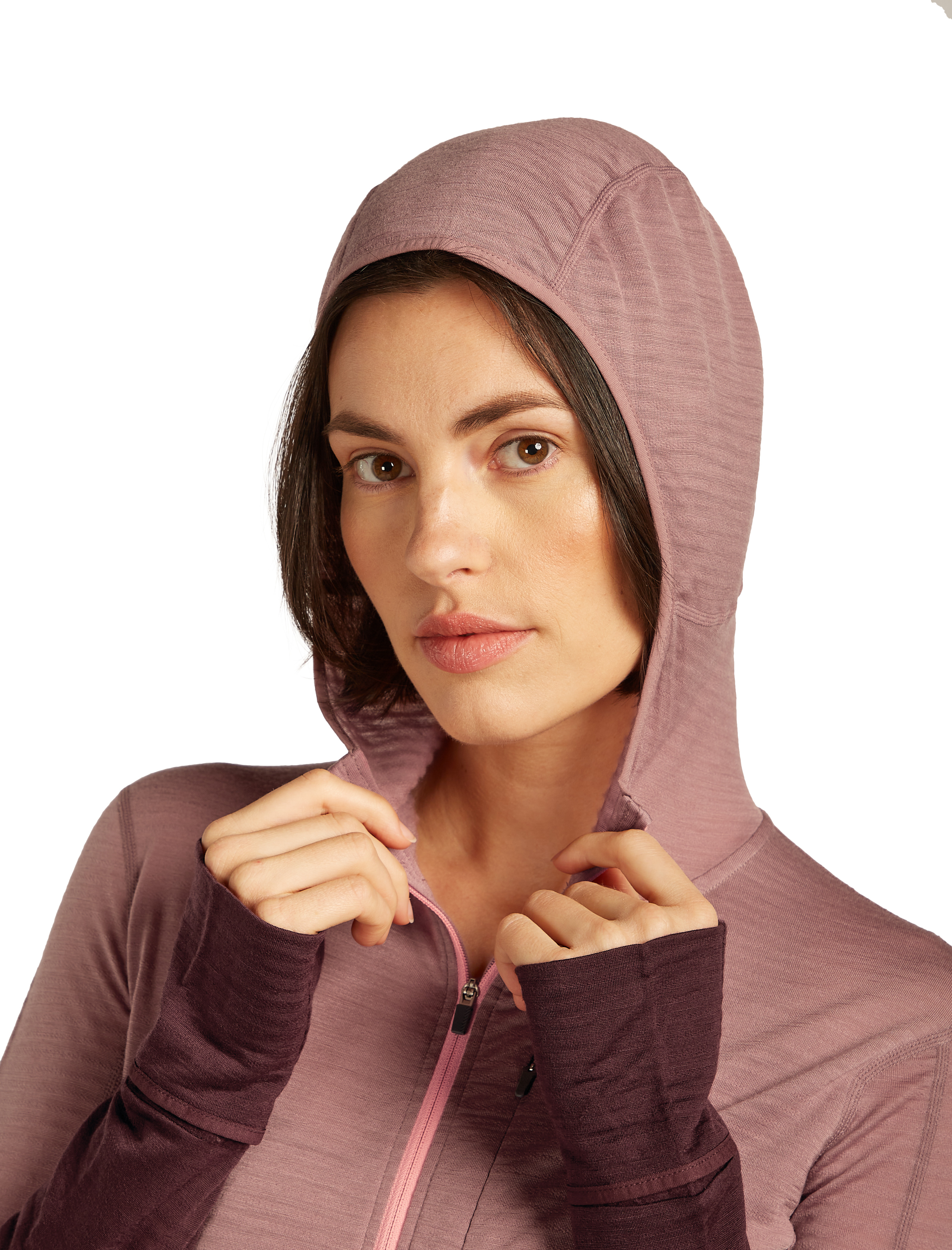 W Merino 200 Realfleece Descender LS Zip H