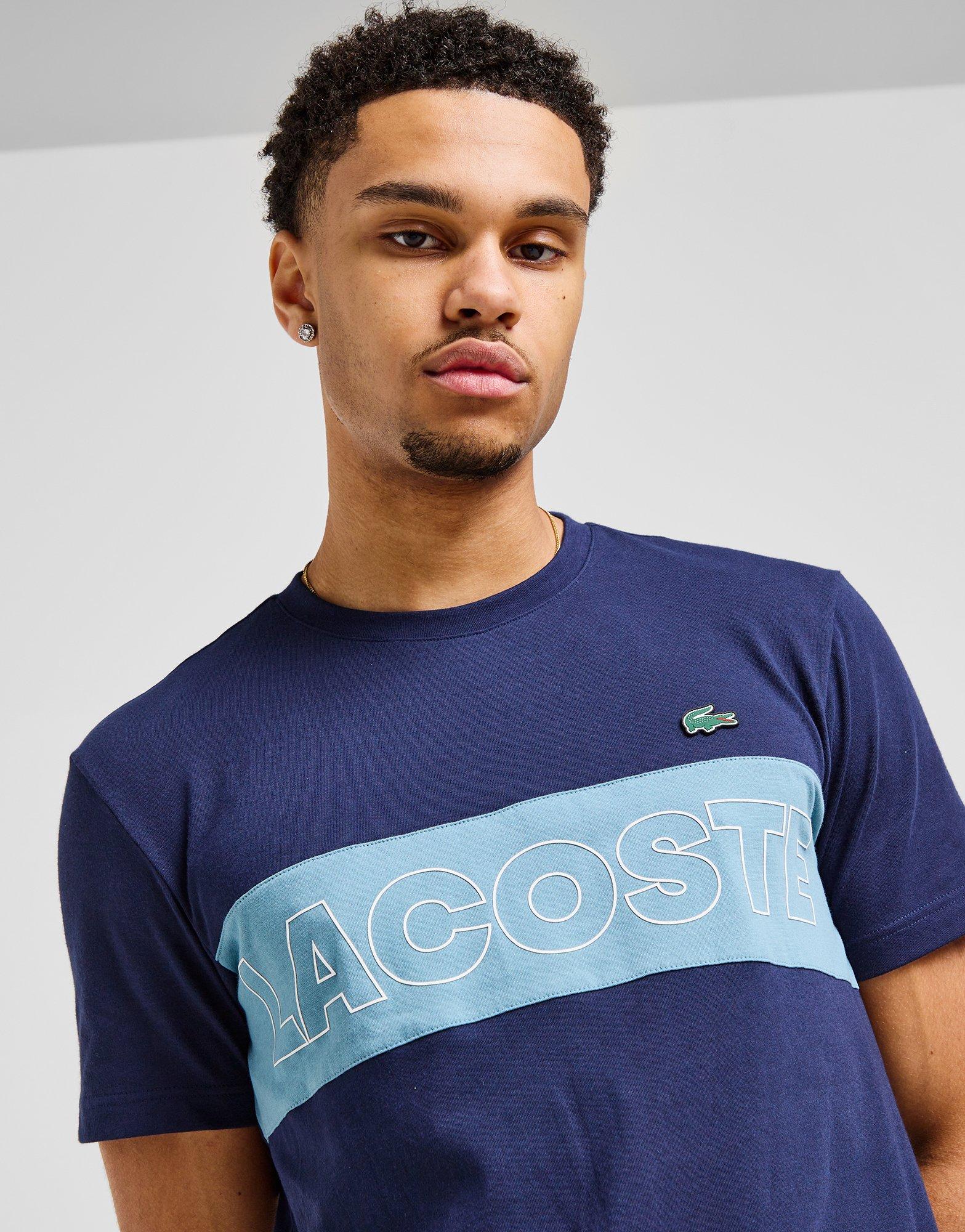 Lacoste T-shirt Colour Block Branded Homme