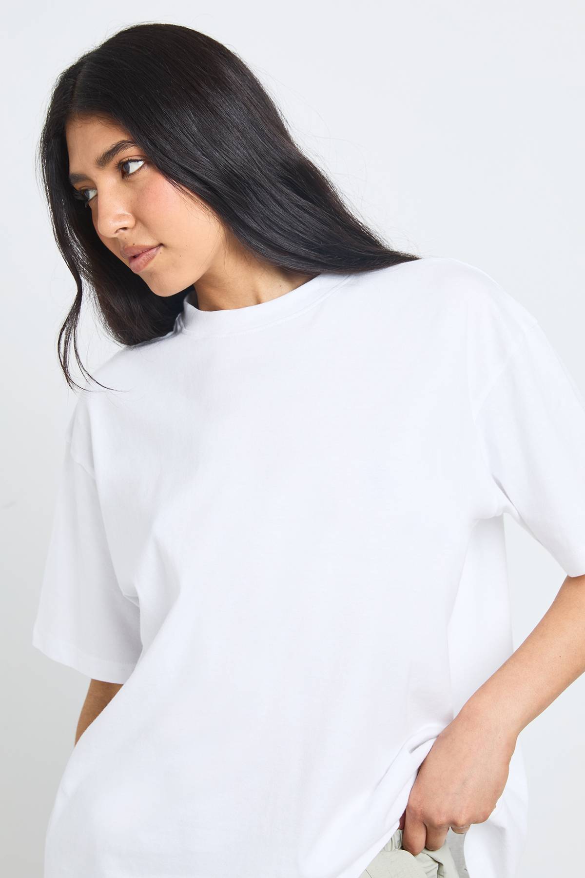 boohoo T-shirt Basique Oversize À Manches Courtes Tall