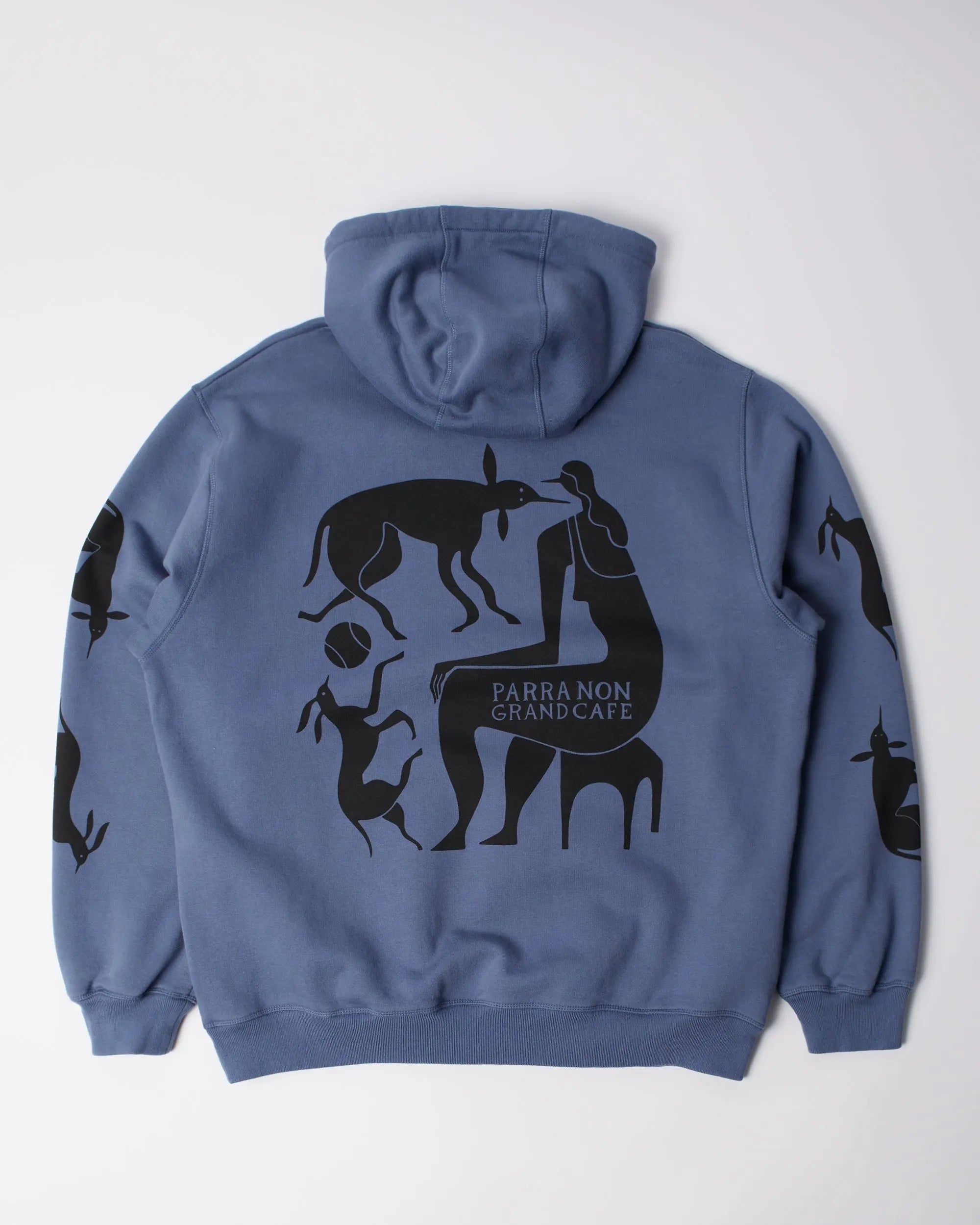 byParra Non Grand Cafe Hooded Sweatshirt (Blue)