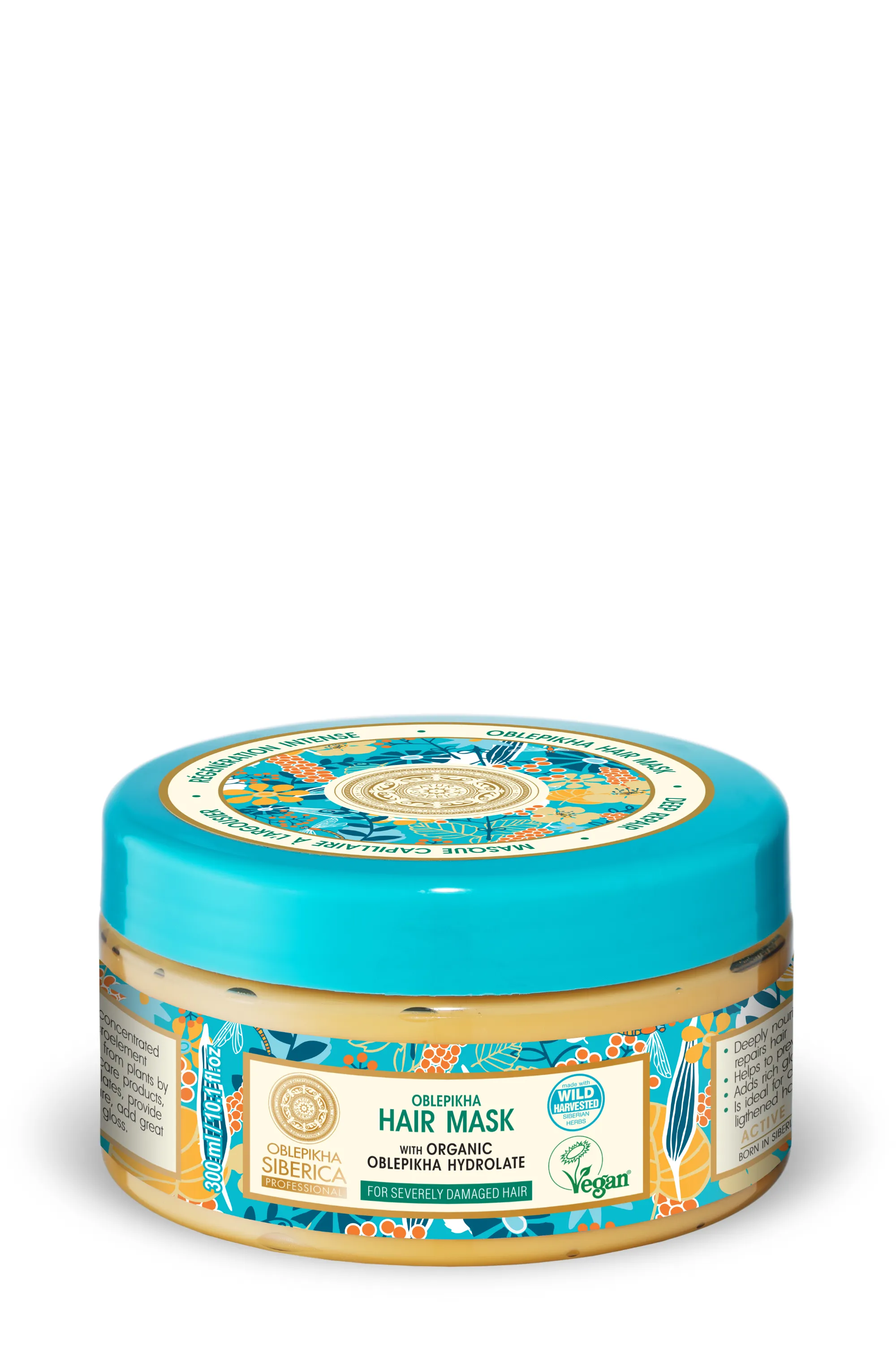 Natura Siberica Masque Capillaire à L’Argousier Cheveux Très Abimés-300 ml