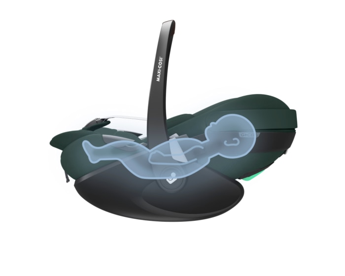 Pebble 360 Pro² 0 - 18 M  40 - 87 cm  0 - 13 kg    Innovative SlideTech® Technologie |    Flache Liegeposition |    ClimaFlow zur Temperaturregulierung |    Easy-in-Gurt |    G-CELL Seitenaufprallschutz |