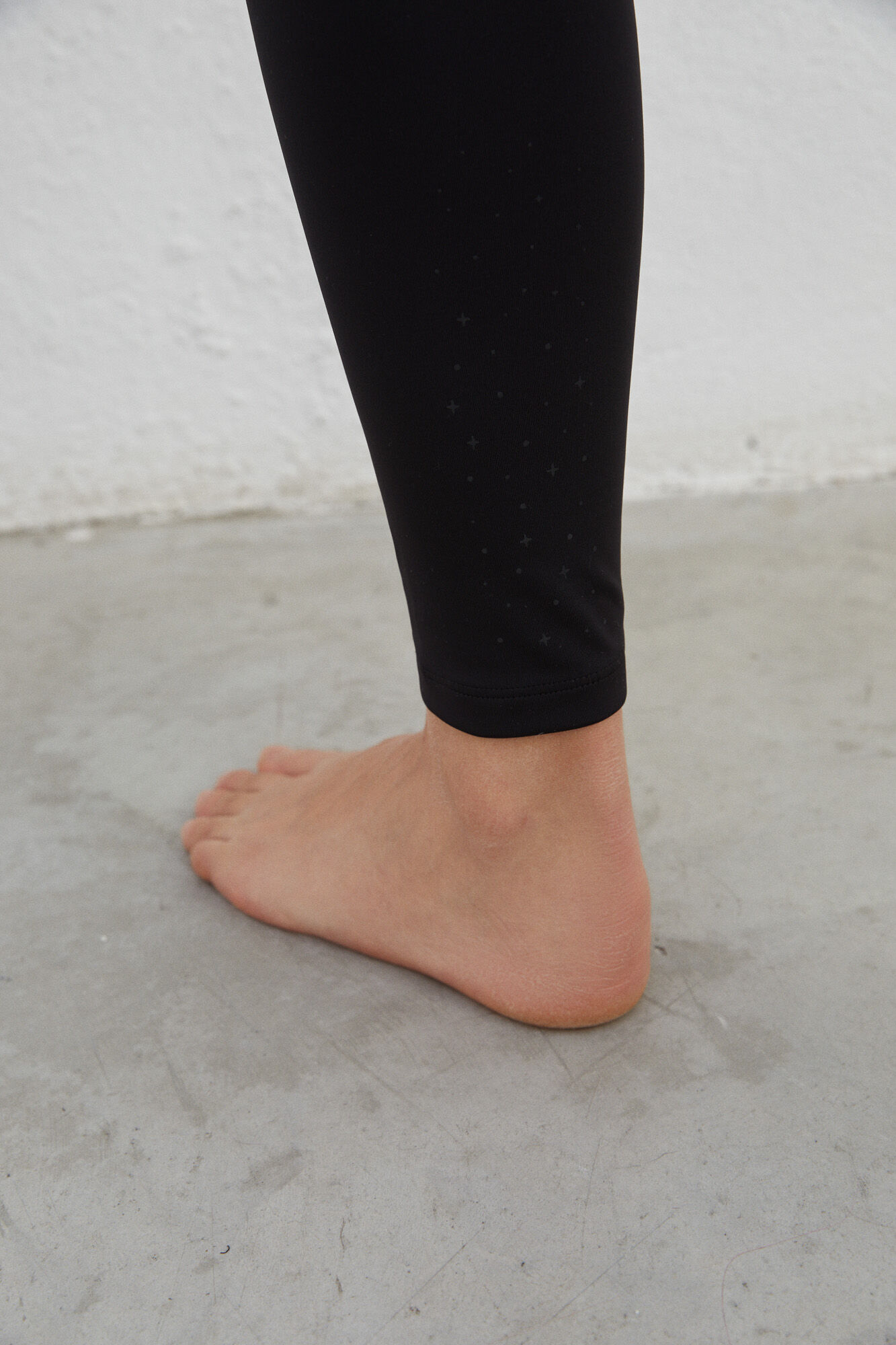 Legging preta em microfibra 4D Stretch - preta