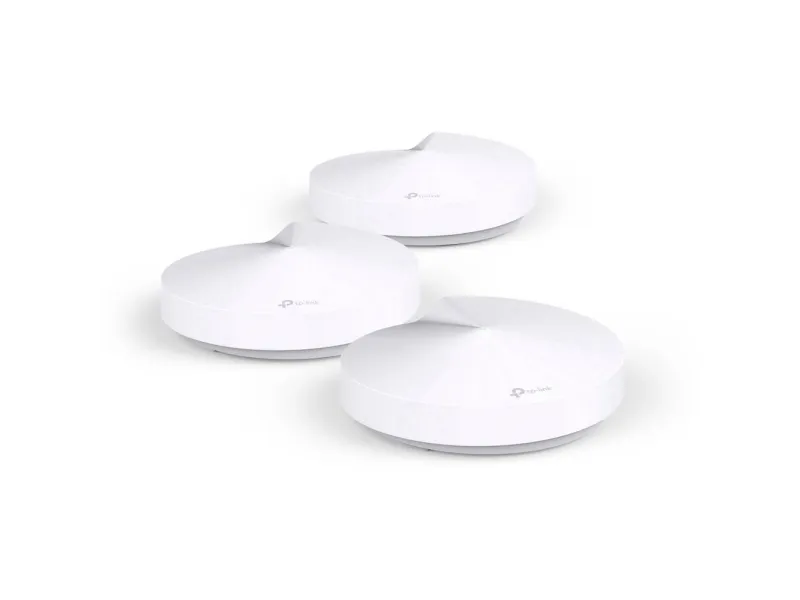 TP-Link DECO M5 - Wi-Fi-system - op til 4500 sq.ft - mesh 1GbE - Wi-Fi 5 - Dual Band (pakke med 3)