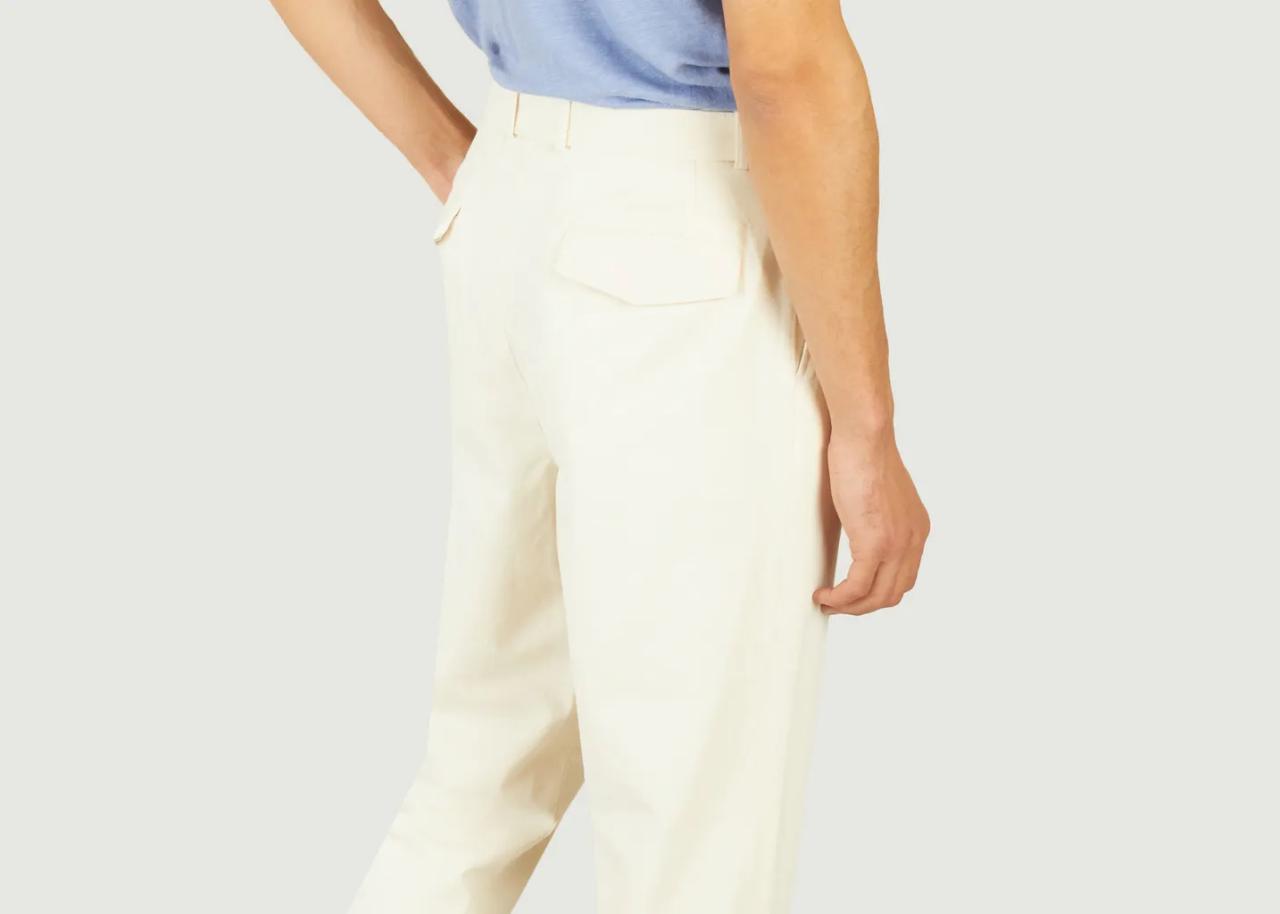 Pantalon chino en twill de coton bio Luigi Officine Générale