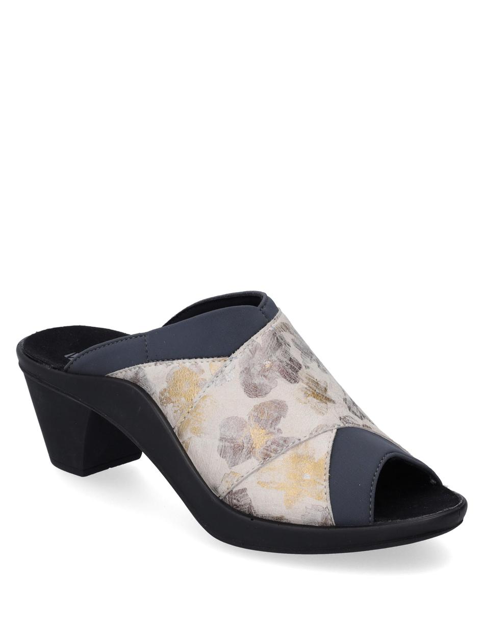 Clog St.Tropez 268, creme-multi