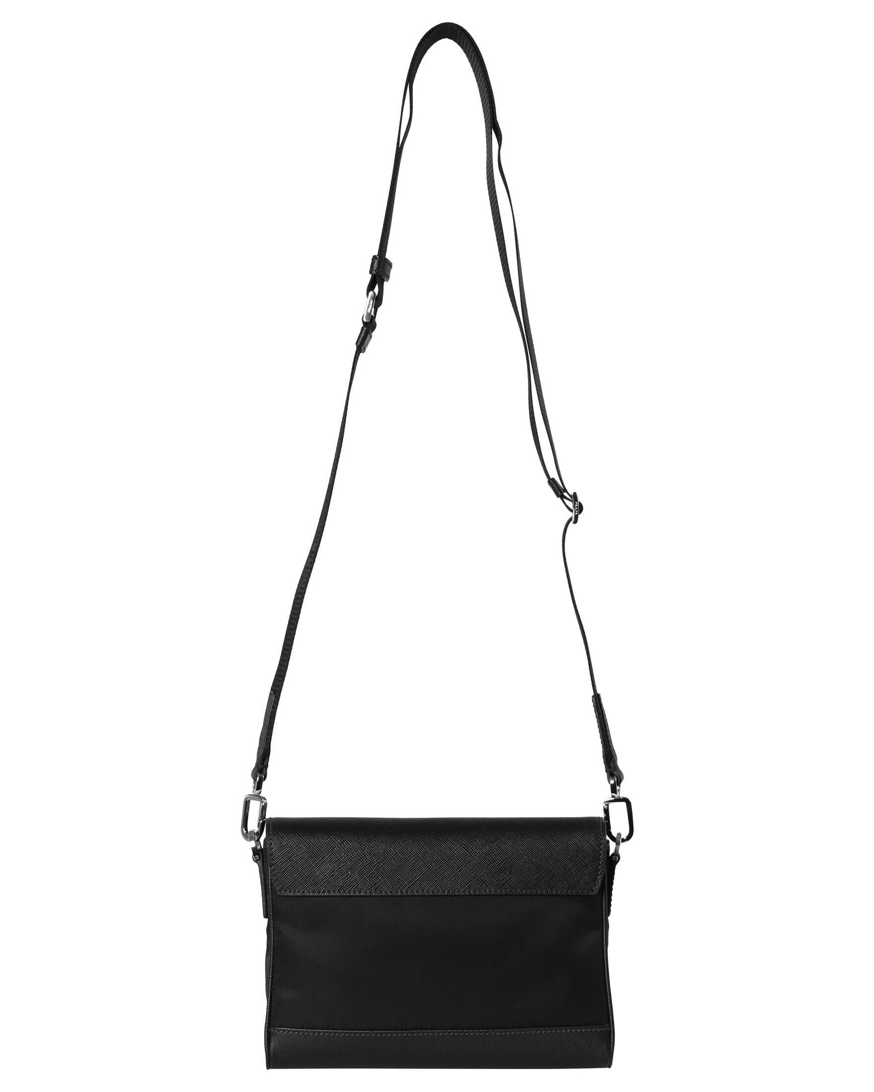Prada| Herren Umhängetasche aus Re-Nylon und Saffiano Leder