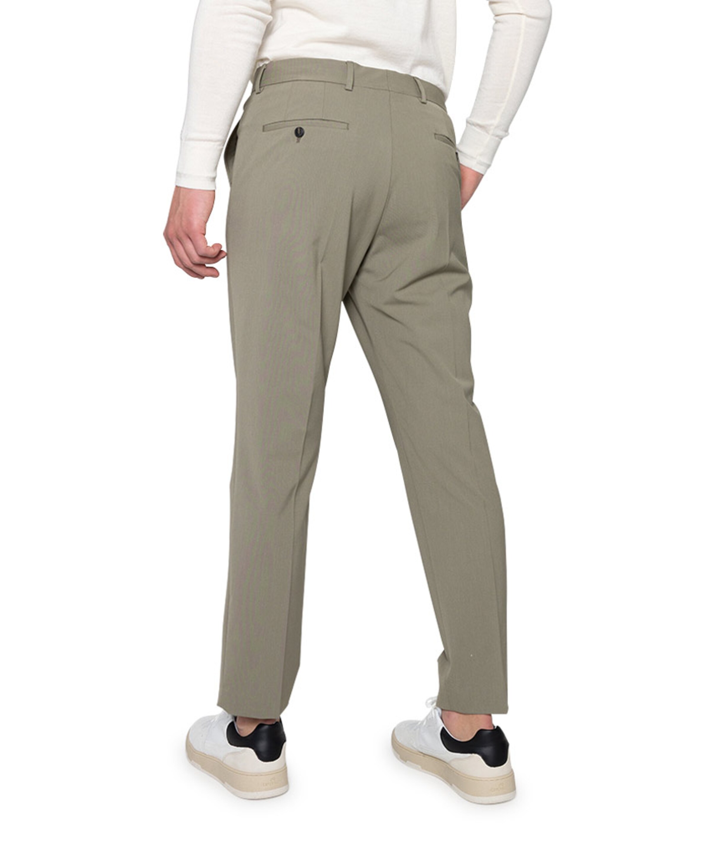 Selected SLHSLIM-LIAM TRS FLEX NOOS heren pantalon groen