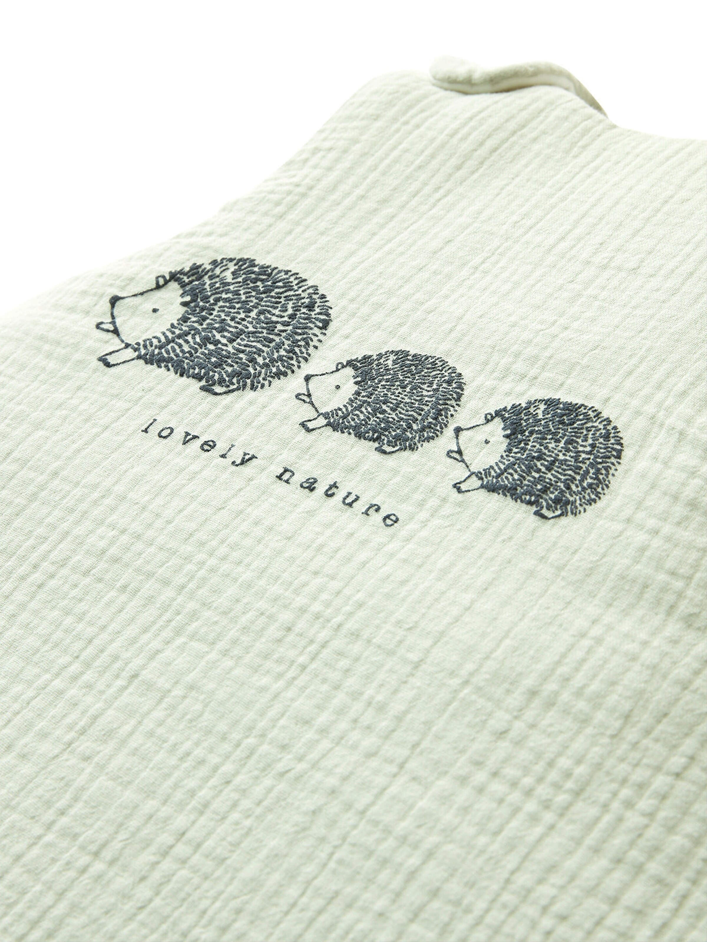 Vertbaudet Bio-Kollektion: Ärmelloser Baby Schlafsack LOVELY NATURE grün