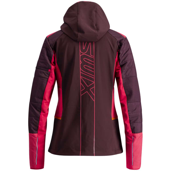 Veste ski de fond SWIX HORIZON JACKET W DARK AUBERGINE/CERISE