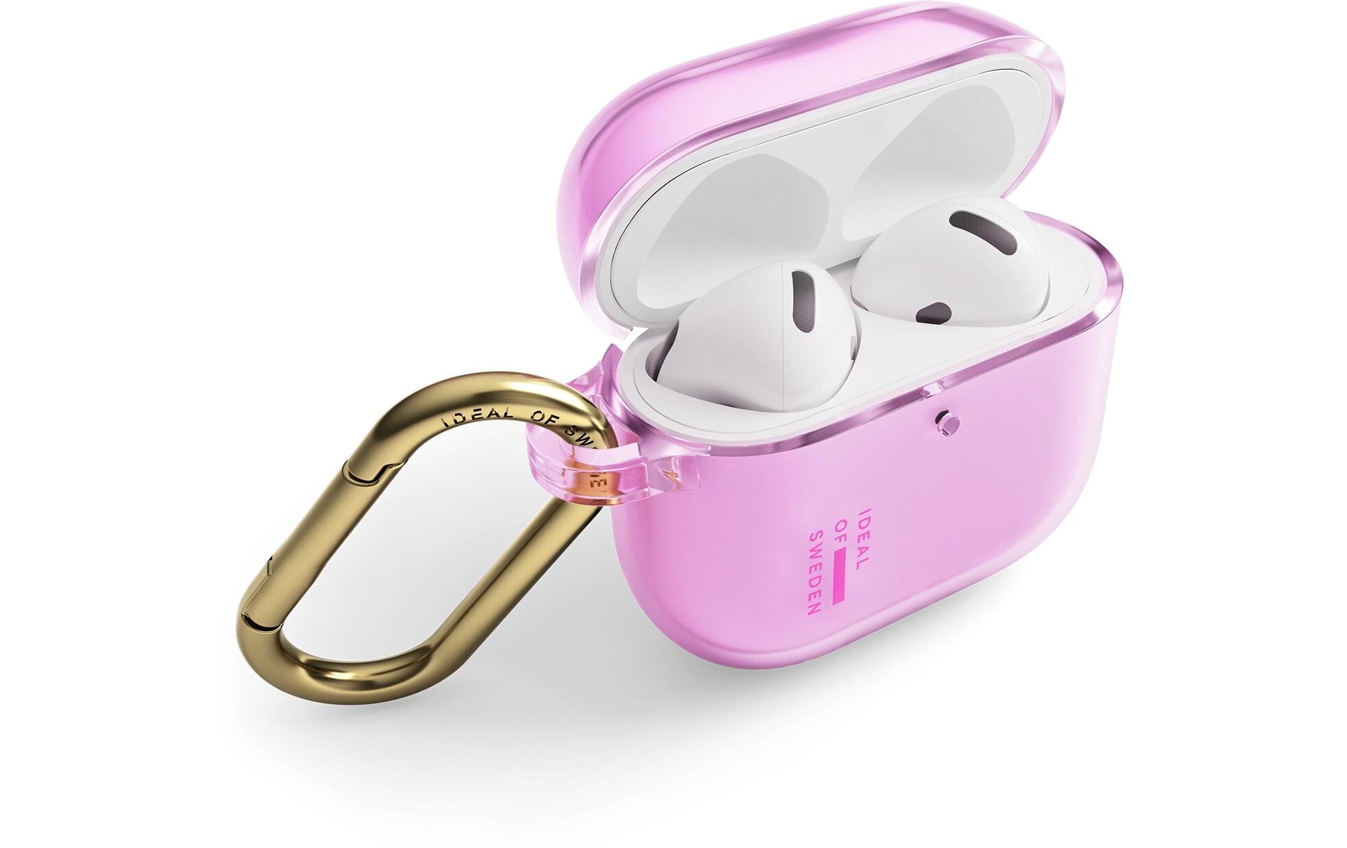Transportcase Silicone AirPods Entry Light PinkAirPodcase mit Haken zur Befestigung (4Gen)