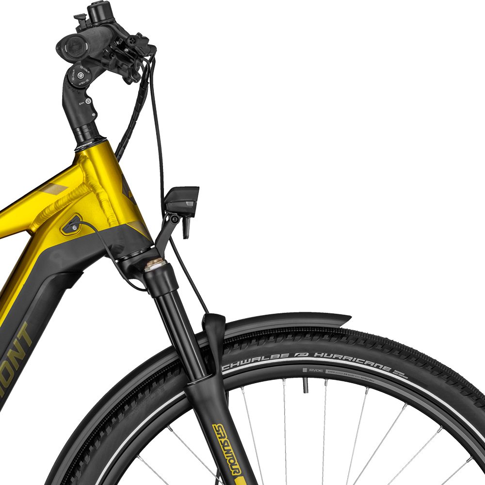 Bergamont E-Horizon FS Edition E-Trekkingrad yellow gold