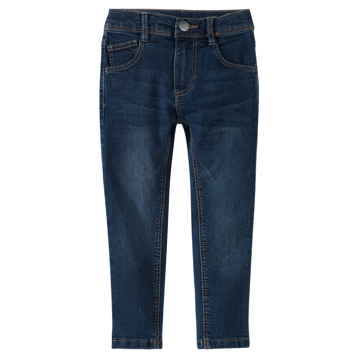 Famy 2 Jungen Skinny-Jeans im 5-Pocket-Style hellblau / dunkelblau