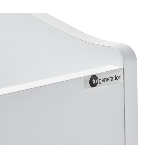 Fun Generation Vinyl Rack Three Top White