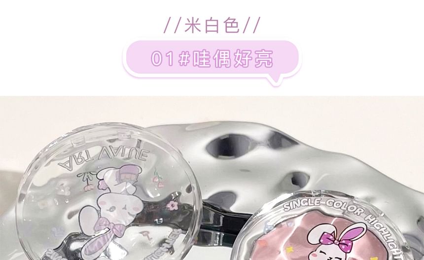 Art Value - Water Ripple Pink Bunny Highlighter - 3 kleuren