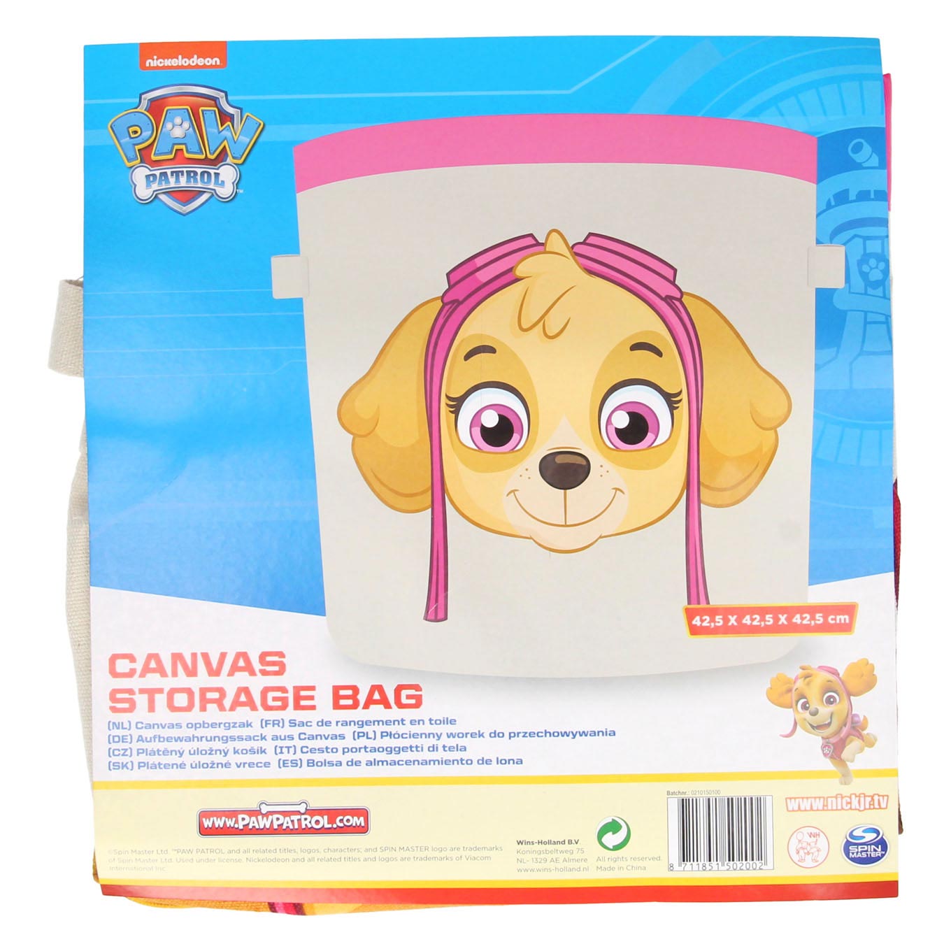 Canvas Opbergzak PAW Patrol