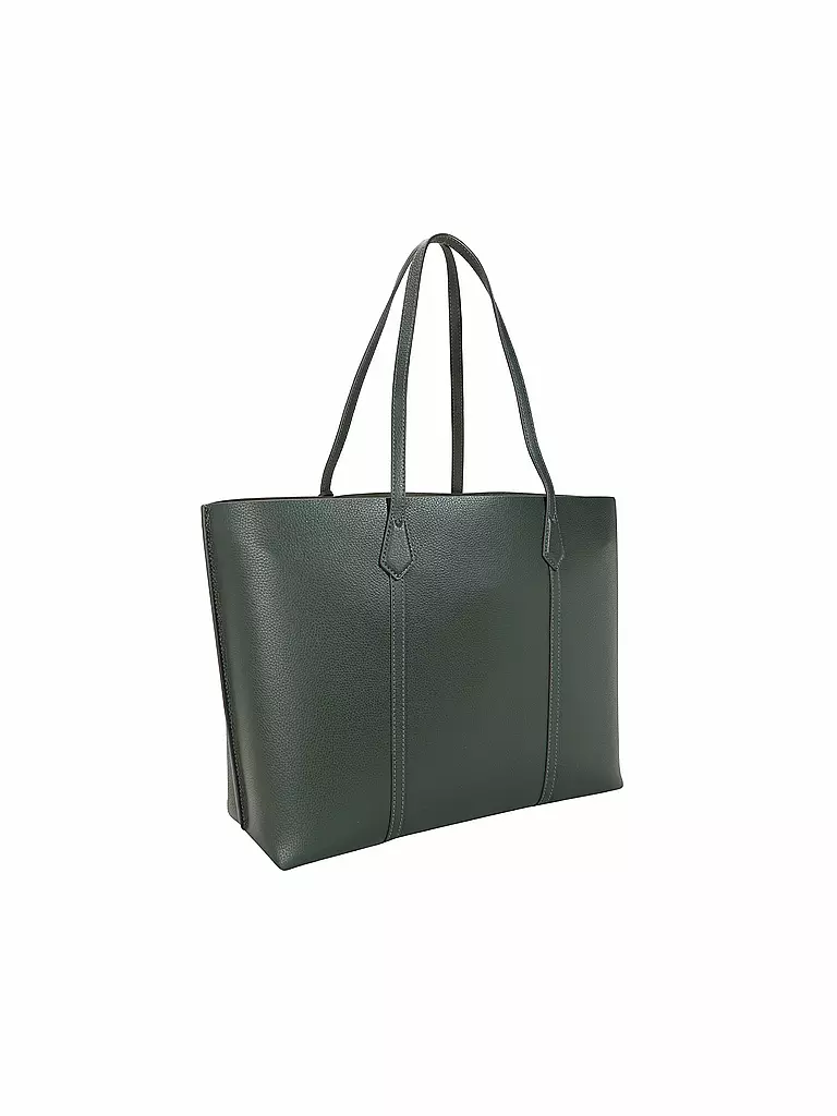 TORY BURCH Ledertasche - Shopper PERRY olive