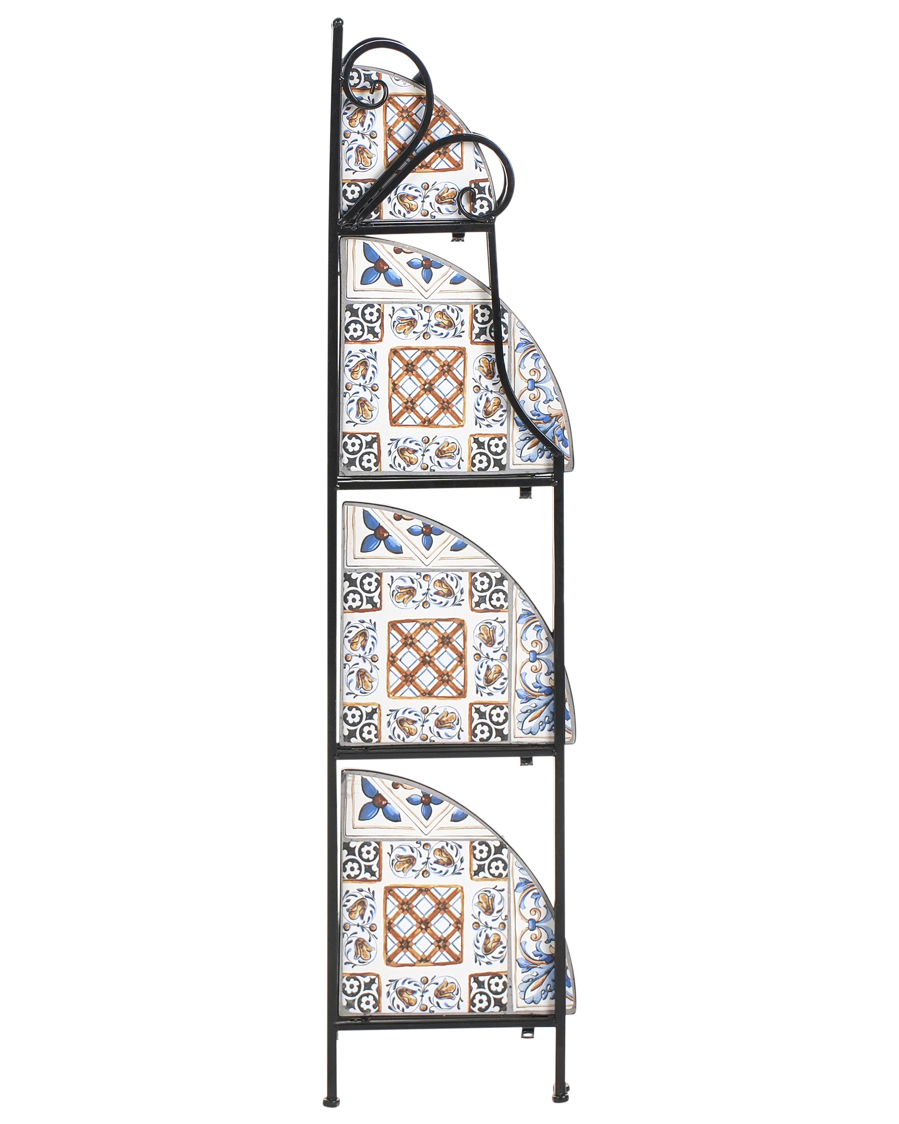 Rek FAVARA Metaal 43 cm 32 cm Zwart