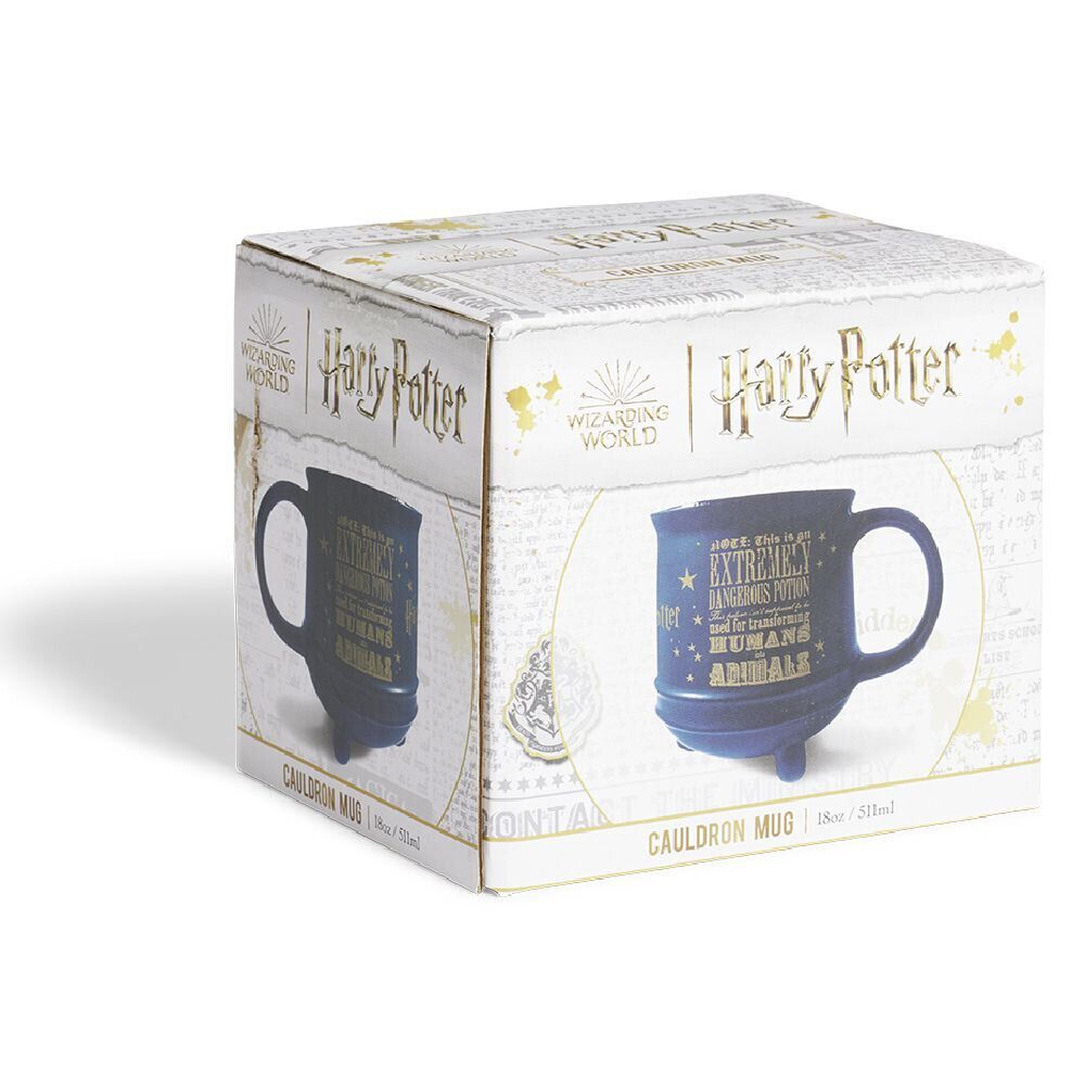Mug Harry Potter chaudron bleu et doré 511ml
