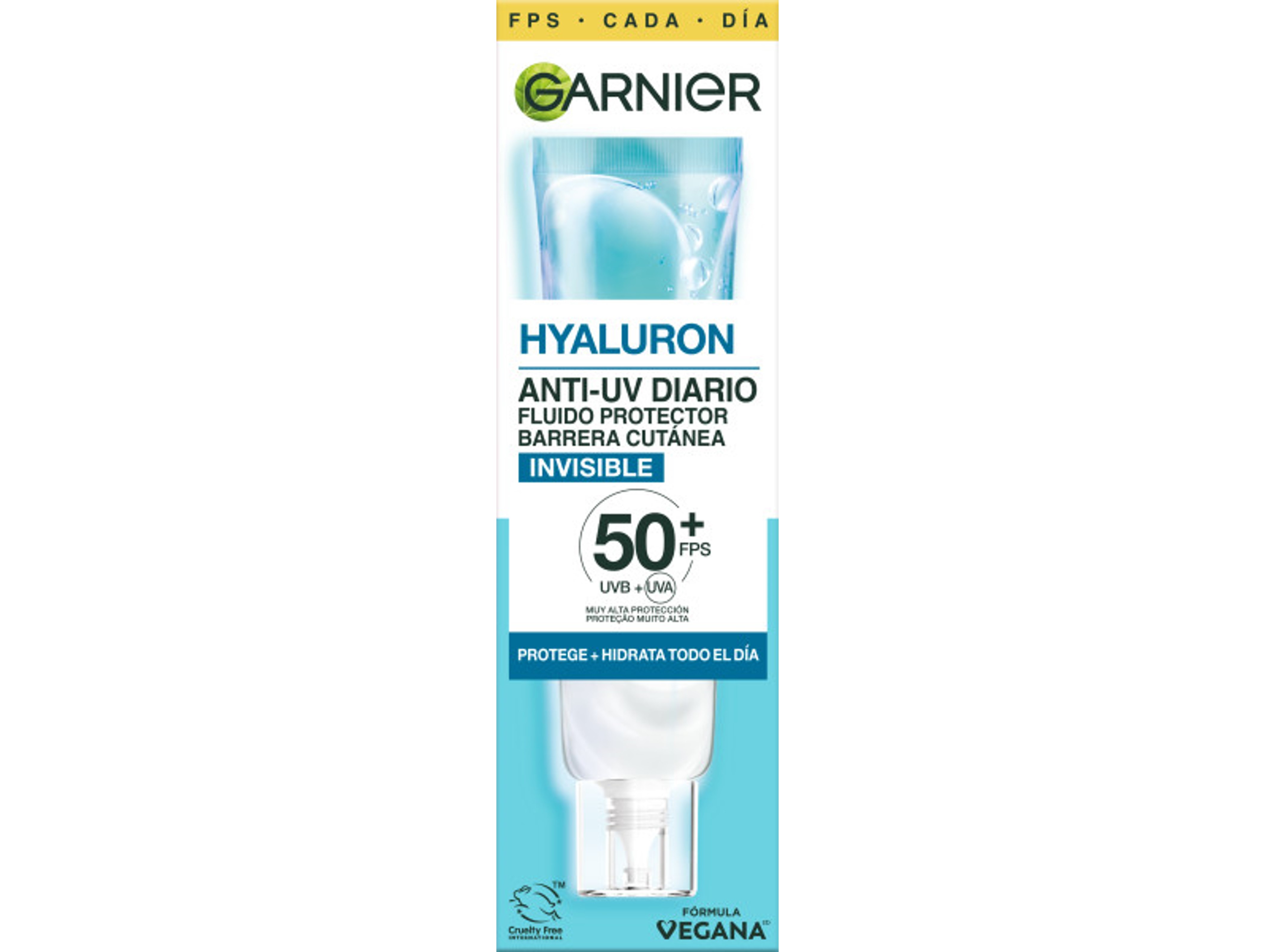 FLUIDO PROTETOR GARNIER ANTI-UV DIARIO HIALURONICO