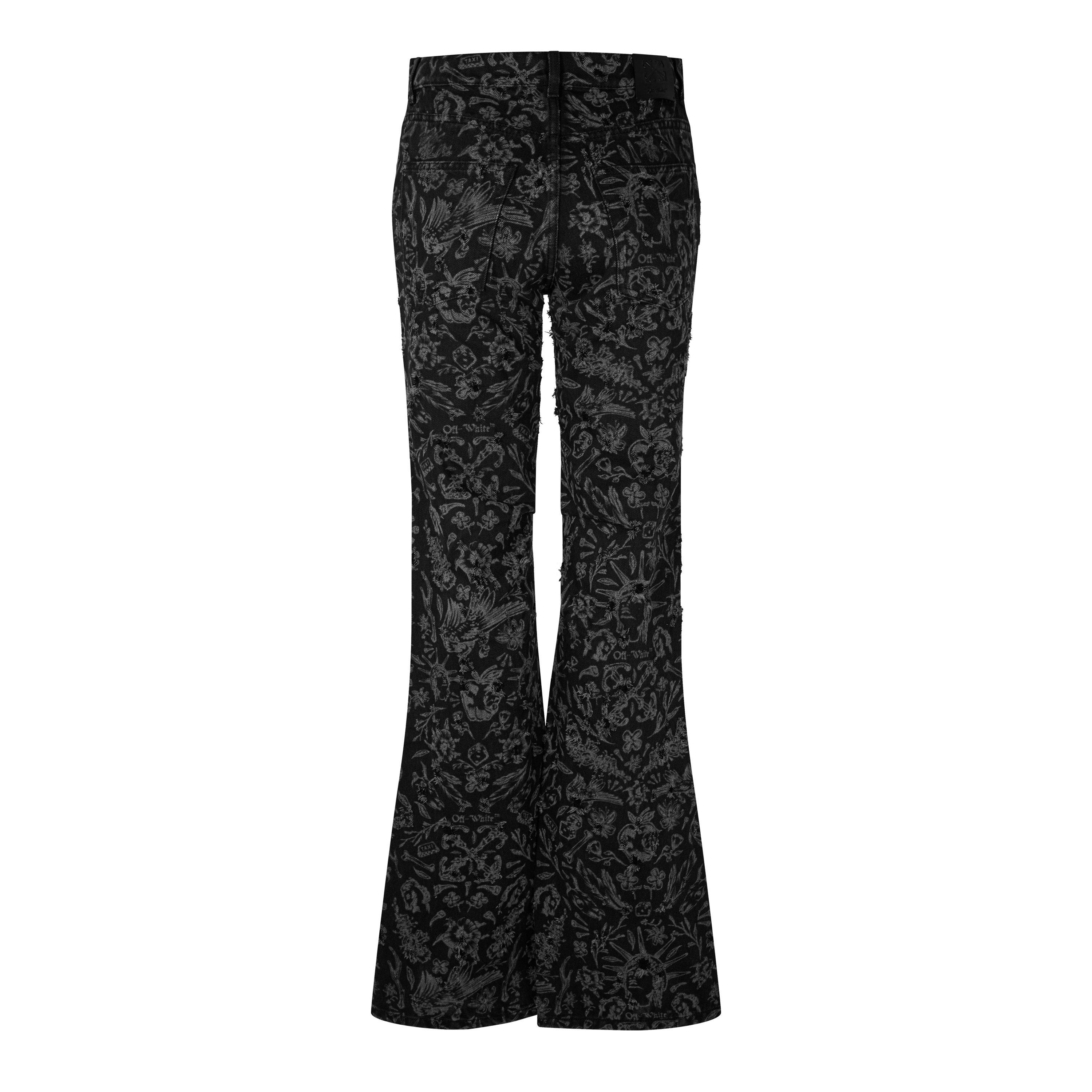 Off White Straight Leg Jeans