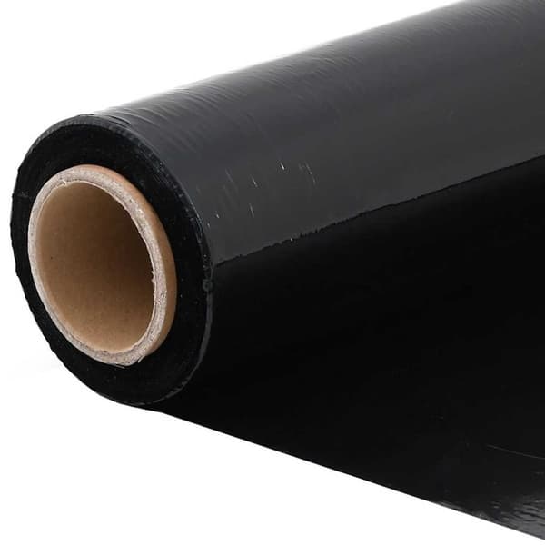 vidaXL Strekkfilm 2 stk svart 17 μm 50 cm x 150 m