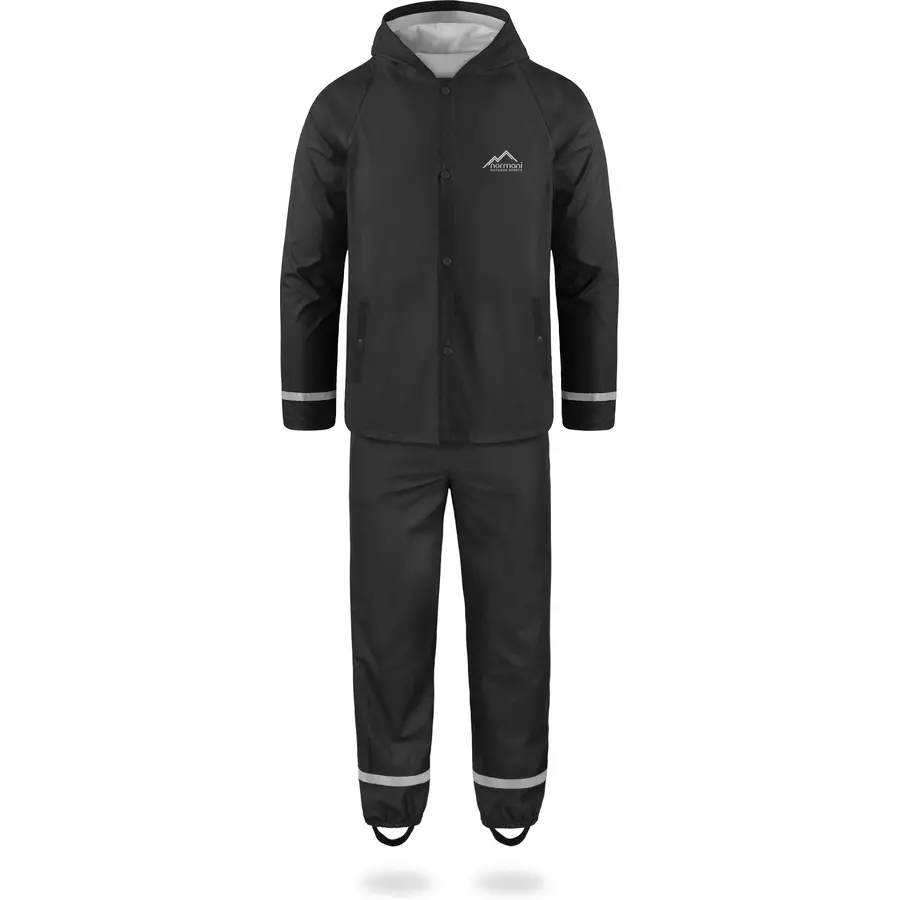 normani Kinder Regenjacke Teelin Schwarz