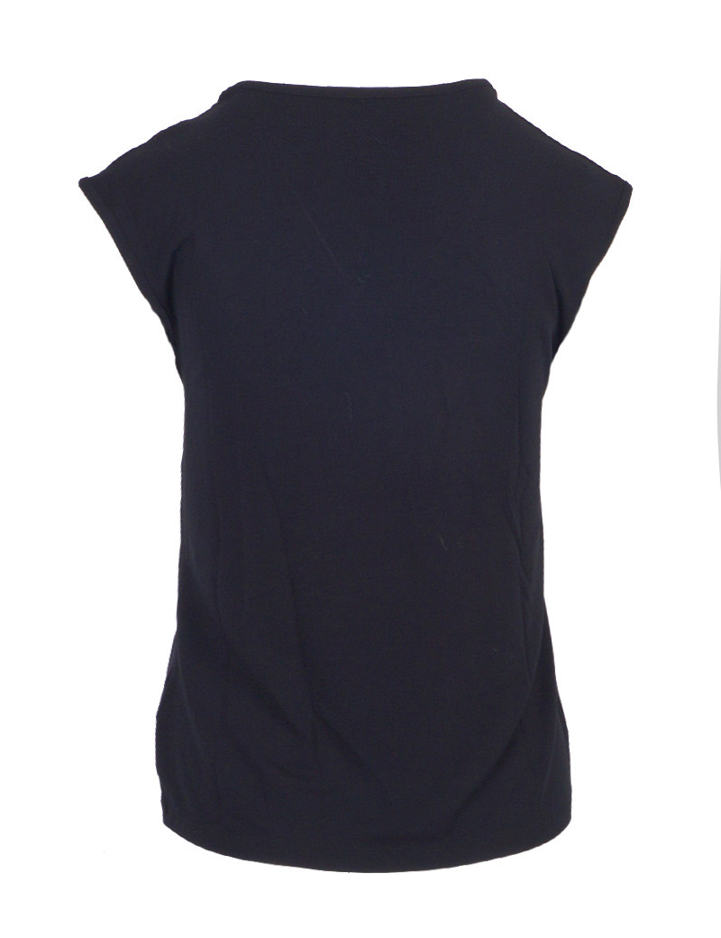 HBT JUSTINE TOP MODAL NOIR/GLITTER NOIR