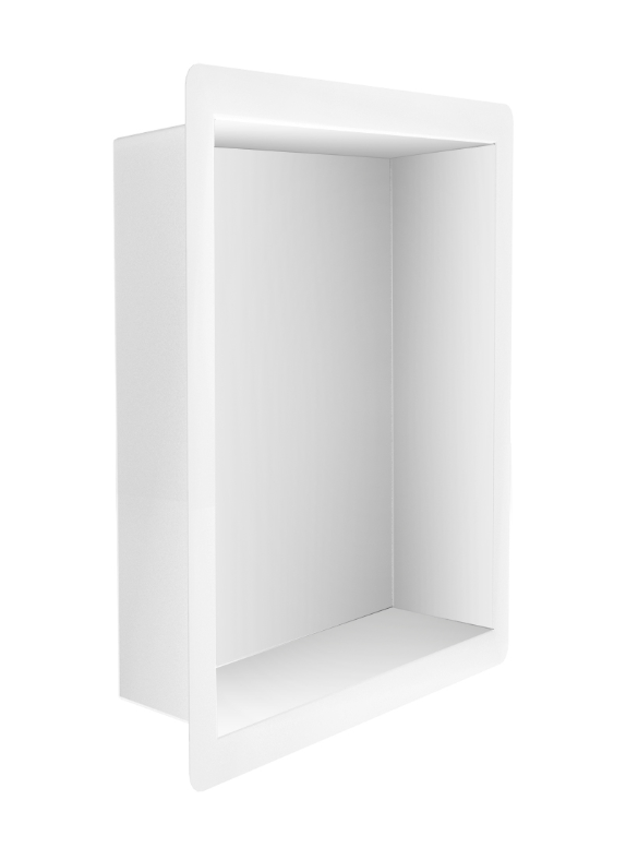 Mueller inbouwnis 30x30x10cm mat wit