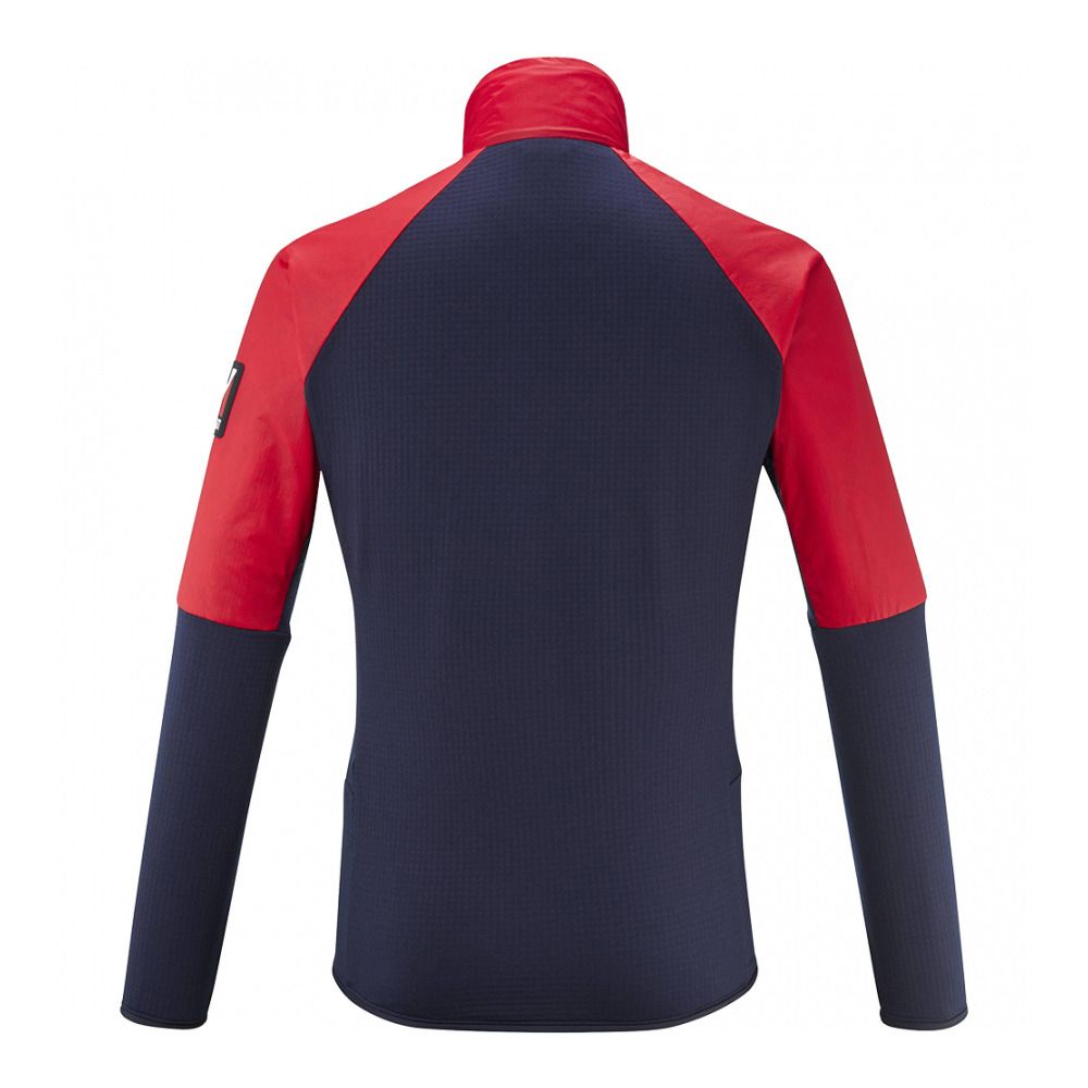 Millet TRILOGY ICON HYBR CORE - Polaire Homme saphir/rouge