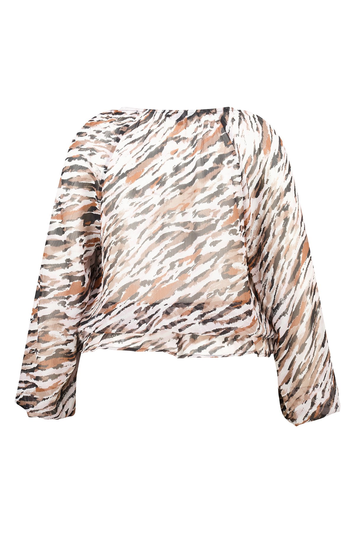 Blouse met print Multi brown