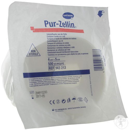 Hartmann Pur-Zellin Tampons Cellulose 4x5cm Rouleau 1 (1432130)
