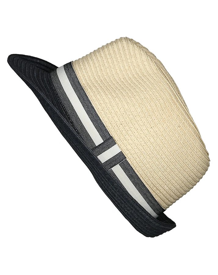 Strohhut TRILBY MULTI in natur/navy