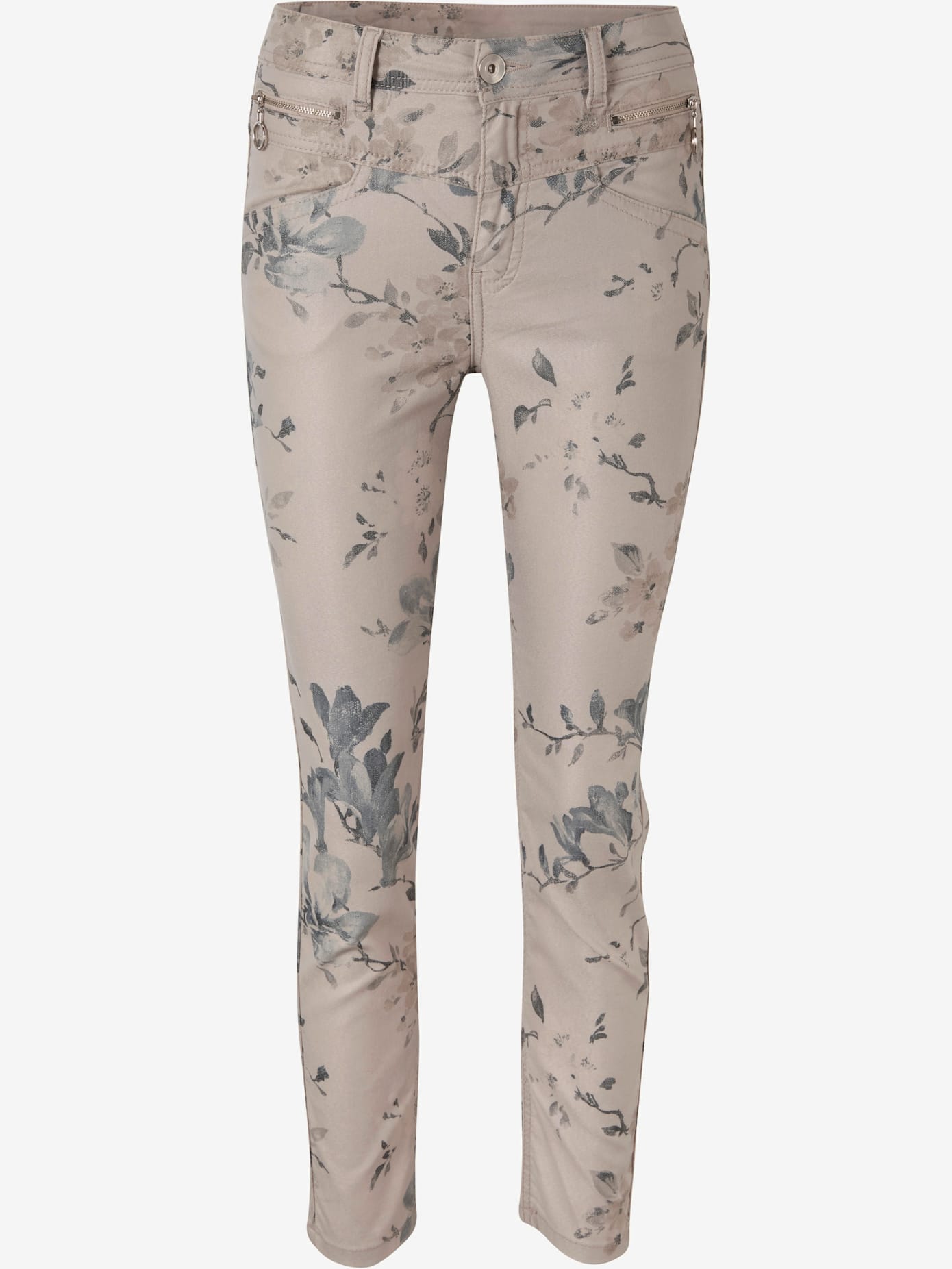 Pantalon imprimé coupe skinny tendance