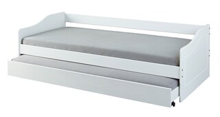 Stauraum-/Funktionsbett LORENZ 90 x 200 cm weiß