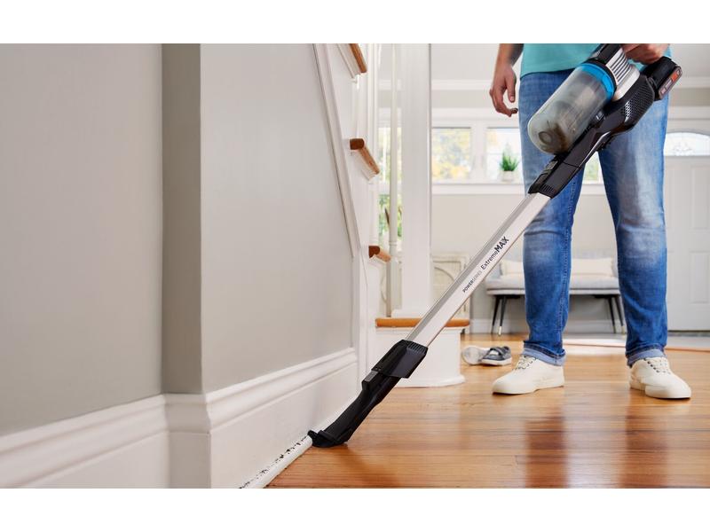 BLACK DECKER Akku-Hand- und Stielsauger BHFEB520D1 Grau/Sch Kabelloser Staubsauger mit Lichtstrahl-Stauberkennung