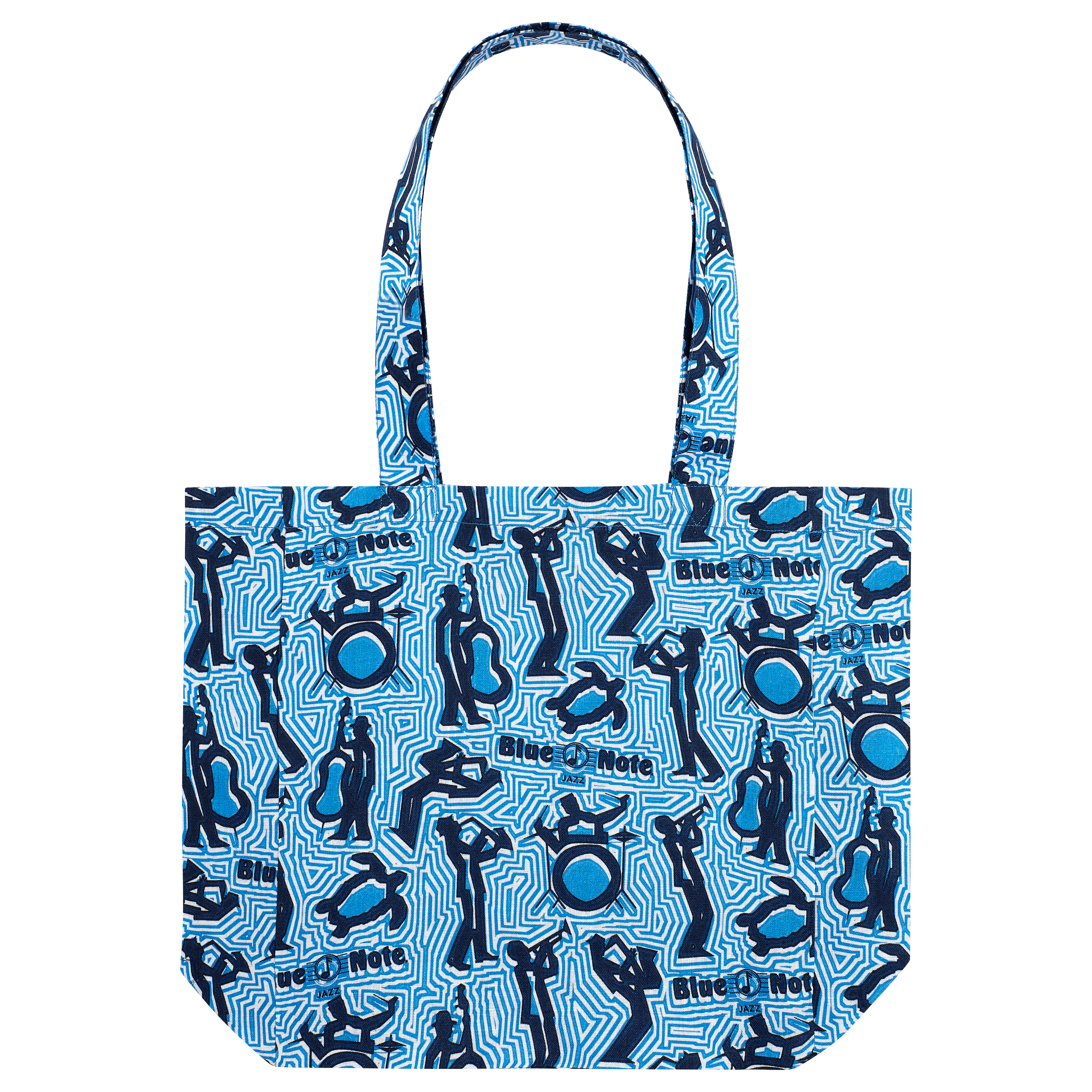 Tote bag en lin - Vilebrequin x Blue Note | Site Vilebrequin | BLDZAU23