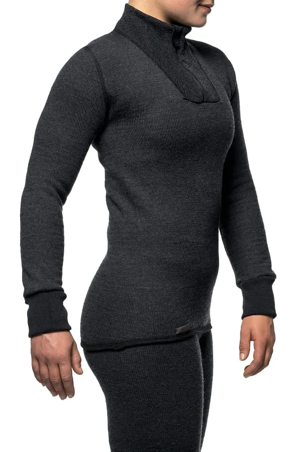 Woolpower Zip Turtleneck 400 Black