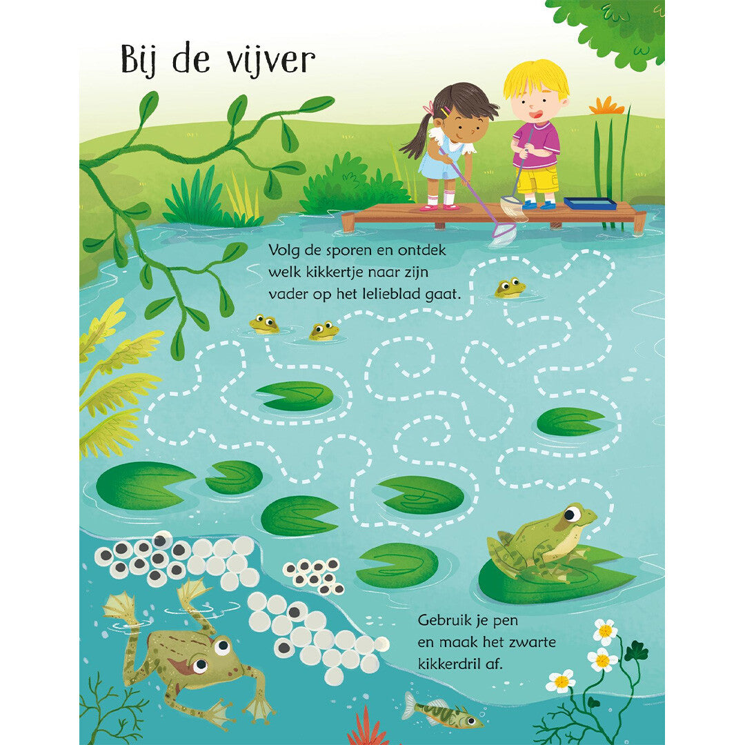 Uitgeverij usborne uitwisboek natuurspelletjes