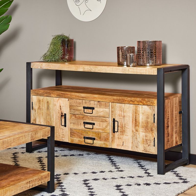 Dressoir modern - Dressoir Ben - Dressoir kast naturel 135 cm